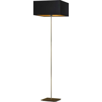 LYSNE, lampa podłogowa PRAGA GOLD, czarny ze złotym wnętrzem LYSNE, lampa podłogowa PRAGA GOLD, czarny ze złotym wnętrzem