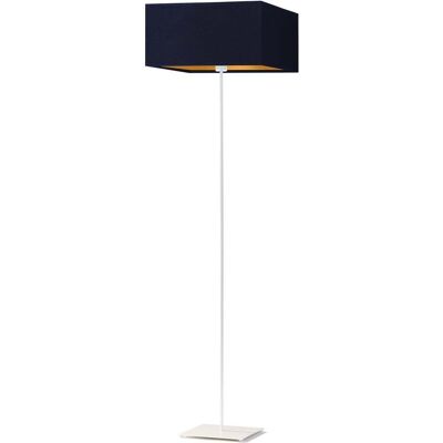 LYSNE, lampa podłogowa PRAGA GOLD, granatowy ze złotym wnętrzem LYSNE, lampa podłogowa PRAGA GOLD, granatowy ze złotym wnętrzem