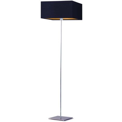 LYSNE, lampa podłogowa PRAGA GOLD, granatowy ze złotym wnętrzem LYSNE, lampa podłogowa PRAGA GOLD, granatowy ze złotym wnętrzem