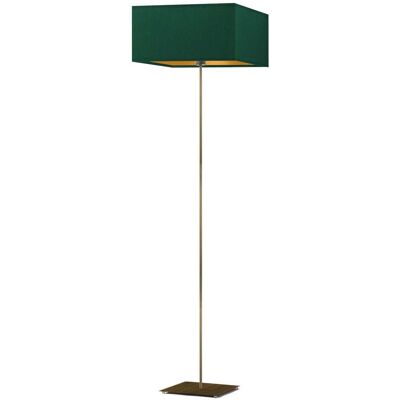 LYSNE, lampa podłogowa PRAGA GOLD, zieleń butelkowa ze złotym wnętrzem LYSNE, lampa podłogowa PRAGA GOLD, zieleń butelkowa ze złotym wnętrzem