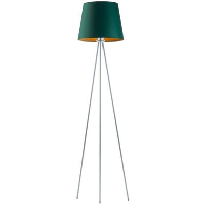 LYSNE, lampa podłogowa RENO, zieleń butelkowa ze złotym wnętrzem LYSNE, lampa podłogowa RENO, zieleń butelkowa ze złotym wnętrzem