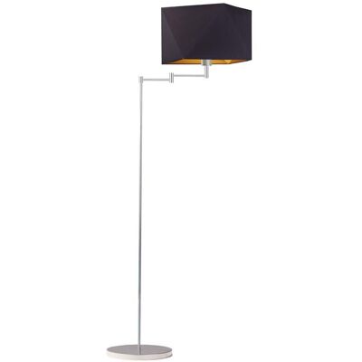 LYSNE, lampa podłogowa SANTIAGO GOLD, czarny ze złotym wnętrzem LYSNE, lampa podłogowa SANTIAGO GOLD, czarny ze złotym wnętrzem