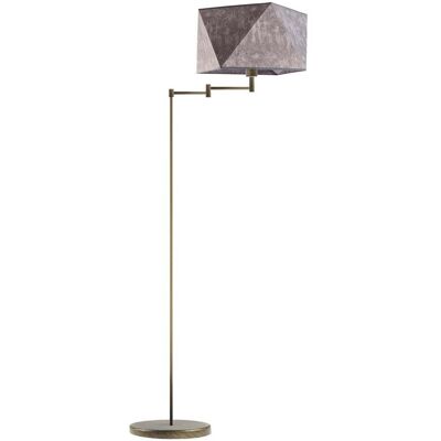 LYSNE, lampa podłogowa SANTIAGO, szary melanż (tzw. beton) LYSNE, lampa podłogowa SANTIAGO, szary melanż (tzw. beton)