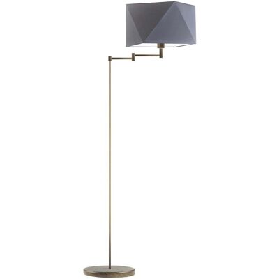 LYSNE, lampa podłogowa SANTIAGO, szary (stalowy) LYSNE, lampa podłogowa SANTIAGO, szary (stalowy)
