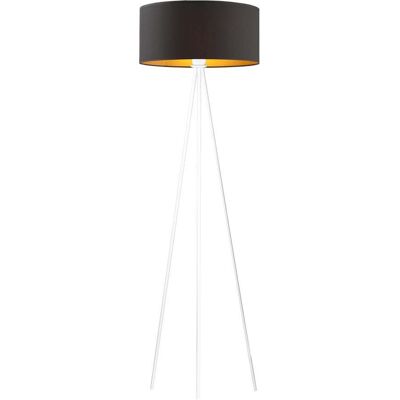 LYSNE, lampa podłogowa SEWILLA GOLD, czarny ze złotym wnętrzem LYSNE, lampa podłogowa SEWILLA GOLD, czarny ze złotym wnętrzem