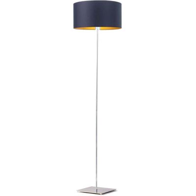 LYSNE, lampa podłogowa SOFIA GOLD, granatowy ze złotym wnętrzem LYSNE, lampa podłogowa SOFIA GOLD, granatowy ze złotym wnętrzem
