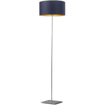 LYSNE, lampa podłogowa SOFIA GOLD, granatowy ze złotym wnętrzem LYSNE, lampa podłogowa SOFIA GOLD, granatowy ze złotym wnętrzem