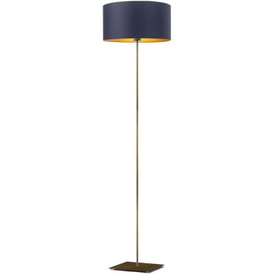 LYSNE, lampa podłogowa SOFIA GOLD, granatowy ze złotym wnętrzem LYSNE, lampa podłogowa SOFIA GOLD, granatowy ze złotym wnętrzem