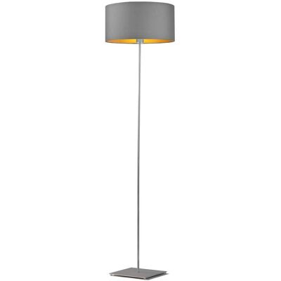 LYSNE, lampa podłogowa SOFIA GOLD, szary stalowy ze złotym wnętrzem LYSNE, lampa podłogowa SOFIA GOLD, szary stalowy ze złotym wnętrzem