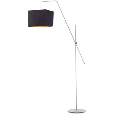 LYSNE, lampa podłogowa TOLEDO GOLD, czarny ze złotym wnętrzem LYSNE, lampa podłogowa TOLEDO GOLD, czarny ze złotym wnętrzem