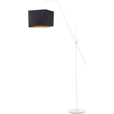 LYSNE, lampa podłogowa TOLEDO GOLD, czarny ze złotym wnętrzem LYSNE, lampa podłogowa TOLEDO GOLD, czarny ze złotym wnętrzem