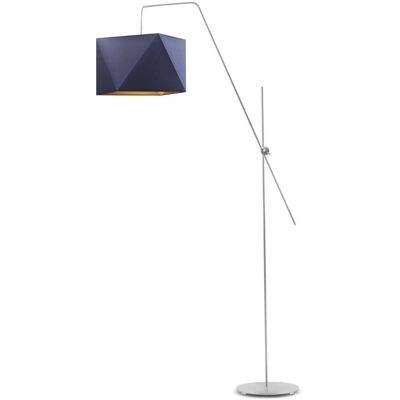 LYSNE, lampa podłogowa TOLEDO GOLD, granatowy ze złotym wnętrzem LYSNE, lampa podłogowa TOLEDO GOLD, granatowy ze złotym wnętrzem
