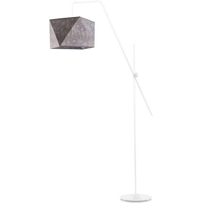 LYSNE, lampa podłogowa TOLEDO, szary melanż (tzw. beton) LYSNE, lampa podłogowa TOLEDO, szary melanż (tzw. beton)