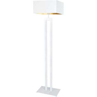 LYSNE, lampa podłogowa TORONTO GOLD, biały ze złotym wnętrzem LYSNE, lampa podłogowa TORONTO GOLD, biały ze złotym wnętrzem