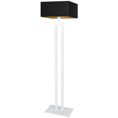 LYSNE, lampa podłogowa TORONTO GOLD, czarny ze złotym wnętrzem LYSNE, lampa podłogowa TORONTO GOLD, czarny ze złotym wnętrzem