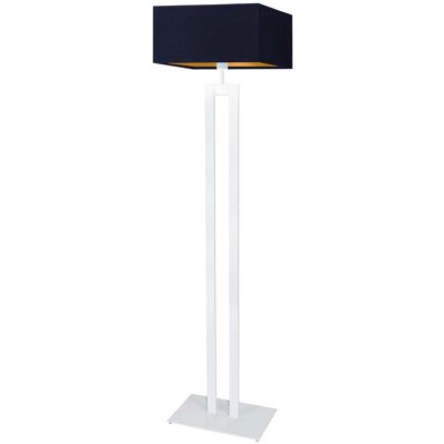LYSNE, lampa podłogowa TORONTO GOLD, granatowy ze złotym wnętrzem LYSNE, lampa podłogowa TORONTO GOLD, granatowy ze złotym wnętrzem