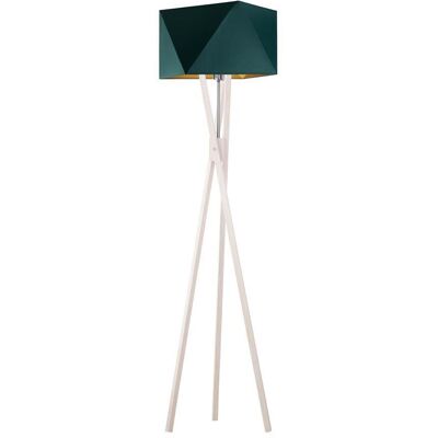 LYSNE, lampa podłogowa TULUZA GOLD, zieleń butelkowa ze złotym wnętrzem LYSNE, lampa podłogowa TULUZA GOLD, zieleń butelkowa ze złotym wnętrzem