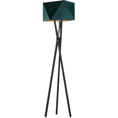 LYSNE, lampa podłogowa TULUZA GOLD, zieleń butelkowa ze złotym wnętrzem LYSNE, lampa podłogowa TULUZA GOLD, zieleń butelkowa ze złotym wnętrzem