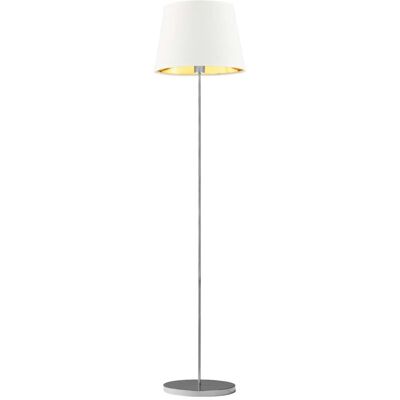 LYSNE, lampa podłogowa VASTO GOLD, biały ze złotym wnętrzem LYSNE, lampa podłogowa VASTO GOLD, biały ze złotym wnętrzem