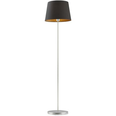 LYSNE, lampa podłogowa VASTO GOLD, czarny ze złotym wnętrzem LYSNE, lampa podłogowa VASTO GOLD, czarny ze złotym wnętrzem