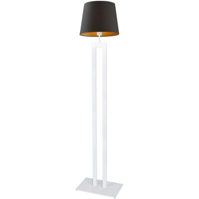 LYSNE, lampa podłogowa VEGAS GOLD, czarny ze złotym wnętrzem LYSNE, lampa podłogowa VEGAS GOLD, czarny ze złotym wnętrzem