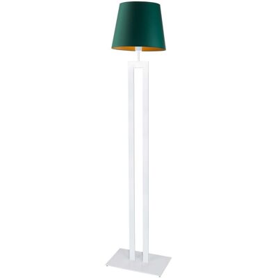 LYSNE, lampa podłogowa VEGAS GOLD, zieleń butelkowa ze złotym wnętrzem LYSNE, lampa podłogowa VEGAS GOLD, zieleń butelkowa ze złotym wnętrzem