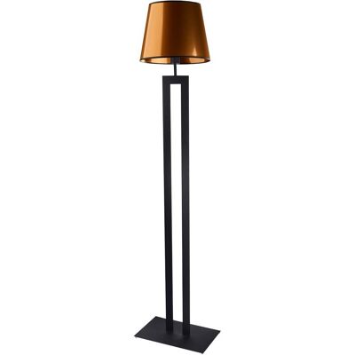 LYSNE, lampa podłogowa Vegas Mirror, miedziano-czarna LYSNE, lampa podłogowa Vegas Mirror, miedziano-czarna