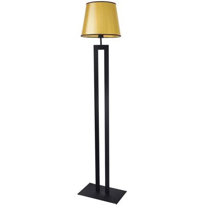 LYSNE, lampa podłogowa Vegas Mirror, złoto-czarna LYSNE, lampa podłogowa Vegas Mirror, złoto-czarna