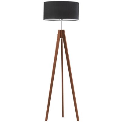 Lysne, Lampa podłogowa w stylu glamour Haiti Velur, Czarny Lysne, Lampa podłogowa w stylu glamour Haiti Velur, Czarny