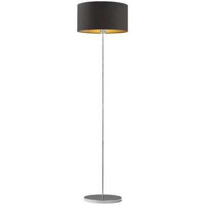 LYSNE, lampa podłogowa WERONA GOLD, czarny ze złotym wnętrzem LYSNE, lampa podłogowa WERONA GOLD, czarny ze złotym wnętrzem