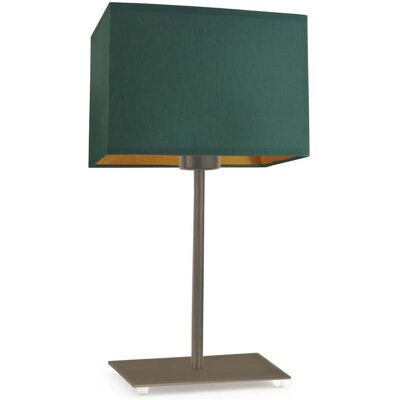 LYSNE, lampka nocna AMALFI GOLD, zieleń butelkowa ze złotym wnętrzem LYSNE, lampka nocna AMALFI GOLD, zieleń butelkowa ze złotym wnętrzem