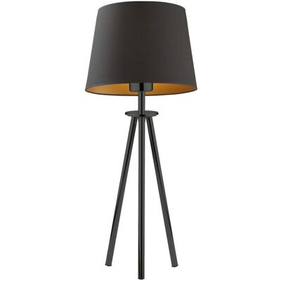 LYSNE, lampka nocna BERGEN GOLD, czarny ze złotym wnętrzem LYSNE, lampka nocna BERGEN GOLD, czarny ze złotym wnętrzem