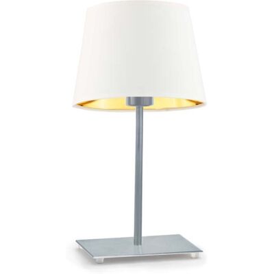 LYSNE, lampka nocna, GENUA GOLD, biały ze złotym wnętrzem LYSNE, lampka nocna, GENUA GOLD, biały ze złotym wnętrzem
