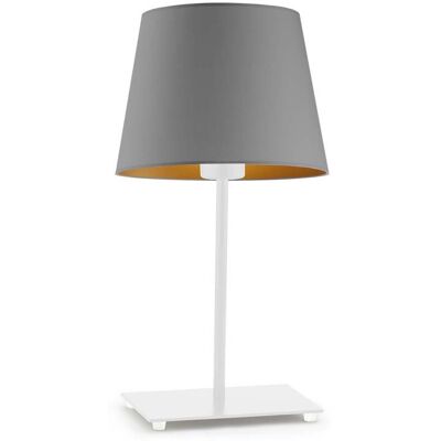 LYSNE, lampka nocna, GENUA GOLD, szary stalowy ze złotym wnętrzem LYSNE, lampka nocna, GENUA GOLD, szary stalowy ze złotym wnętrzem