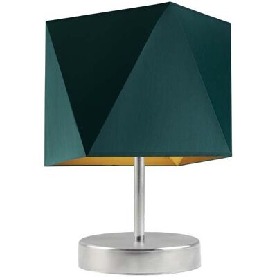LYSNE, lampka nocna PASADENA GOLD, zieleń butelkowa ze złotym wnętrzem LYSNE, lampka nocna PASADENA GOLD, zieleń butelkowa ze złotym wnętrzem