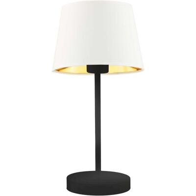 LYSNE, lampka nocna SIENA GOLD, biały ze złotym wnętrzem LYSNE, lampka nocna SIENA GOLD, biały ze złotym wnętrzem