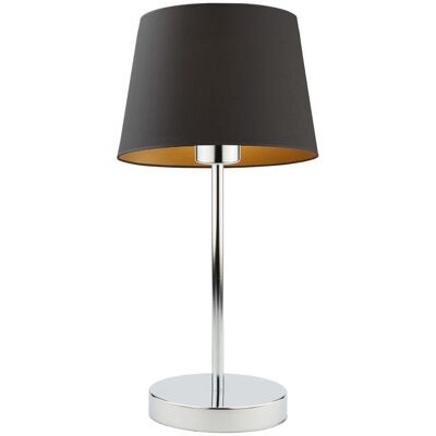 LYSNE, lampka nocna SIENA GOLD, czarny ze złotym wnętrzem LYSNE, lampka nocna SIENA GOLD, czarny ze złotym wnętrzem