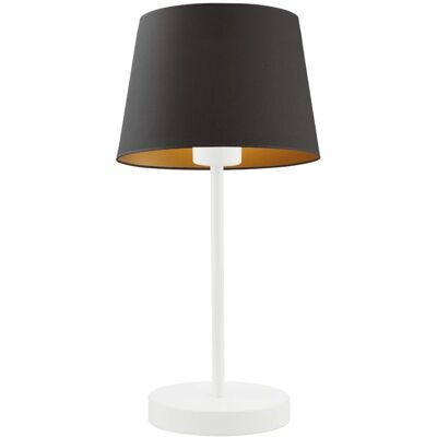LYSNE, lampka nocna SIENA GOLD, czarny ze złotym wnętrzem LYSNE, lampka nocna SIENA GOLD, czarny ze złotym wnętrzem