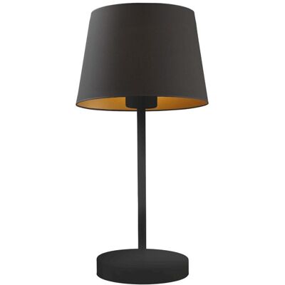 LYSNE, lampka nocna SIENA GOLD, czarny ze złotym wnętrzem LYSNE, lampka nocna SIENA GOLD, czarny ze złotym wnętrzem