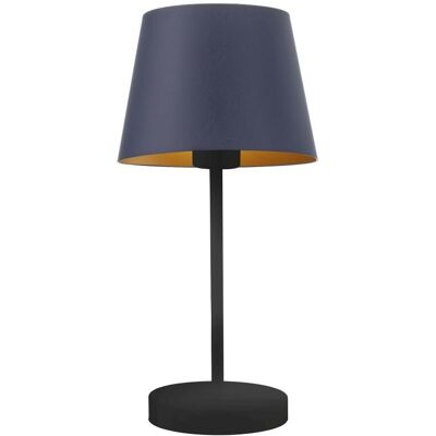 LYSNE, lampka nocna SIENA GOLD, granatowy ze złotym wnętrzem LYSNE, lampka nocna SIENA GOLD, granatowy ze złotym wnętrzem