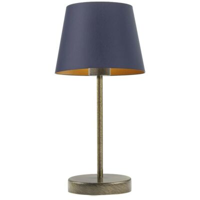 LYSNE, lampka nocna SIENA GOLD, granatowy ze złotym wnętrzem LYSNE, lampka nocna SIENA GOLD, granatowy ze złotym wnętrzem