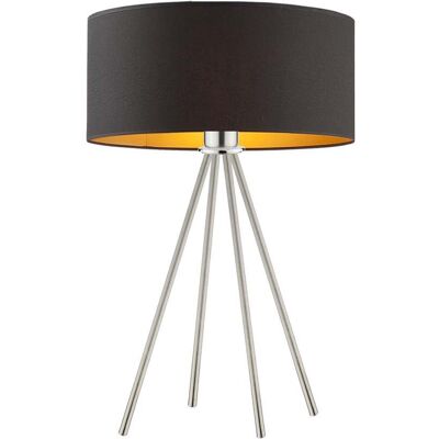 LYSNE, lampka nocna SIERRA GOLD, czarny ze złotym wnętrzem LYSNE, lampka nocna SIERRA GOLD, czarny ze złotym wnętrzem