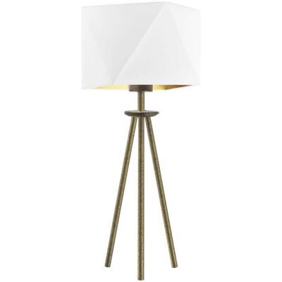 LYSNE, lampka nocna SOVETO GOLD, biały ze złotym wnętrzem LYSNE, lampka nocna SOVETO GOLD, biały ze złotym wnętrzem