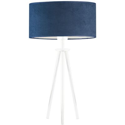 Lysne, Lampka nocna w stylu glamour ALTA VELUR, Granatowy Lysne, Lampka nocna w stylu glamour ALTA VELUR, Granatowy