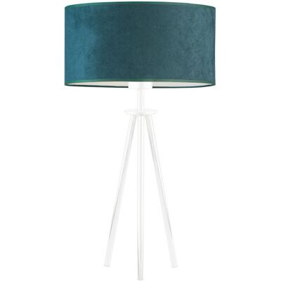 Lysne, Lampka nocna w stylu glamour ALTA VELUR, Zieleń butelkowa Lysne, Lampka nocna w stylu glamour ALTA VELUR, Zieleń butelkowa