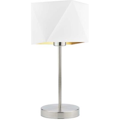 LYSNE, lampka nocna WUHU GOLD, biały ze złotym wnętrzem LYSNE, lampka nocna WUHU GOLD, biały ze złotym wnętrzem