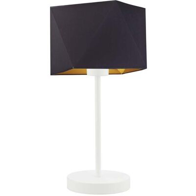 LYSNE, lampka nocna WUHU GOLD, czarny ze złotym wnętrzem LYSNE, lampka nocna WUHU GOLD, czarny ze złotym wnętrzem