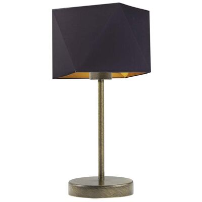 LYSNE, lampka nocna WUHU GOLD, czarny ze złotym wnętrzem LYSNE, lampka nocna WUHU GOLD, czarny ze złotym wnętrzem