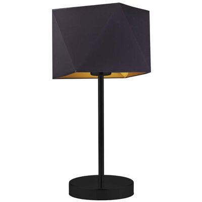 LYSNE, lampka nocna WUHU GOLD, czarny ze złotym wnętrzem LYSNE, lampka nocna WUHU GOLD, czarny ze złotym wnętrzem