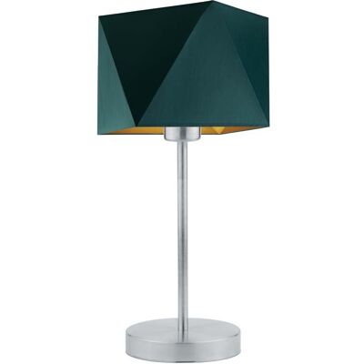 LYSNE, lampka nocna WUHU GOLD, zieleń butelkowa ze złotym wnętrzem LYSNE, lampka nocna WUHU GOLD, zieleń butelkowa ze złotym wnętrzem